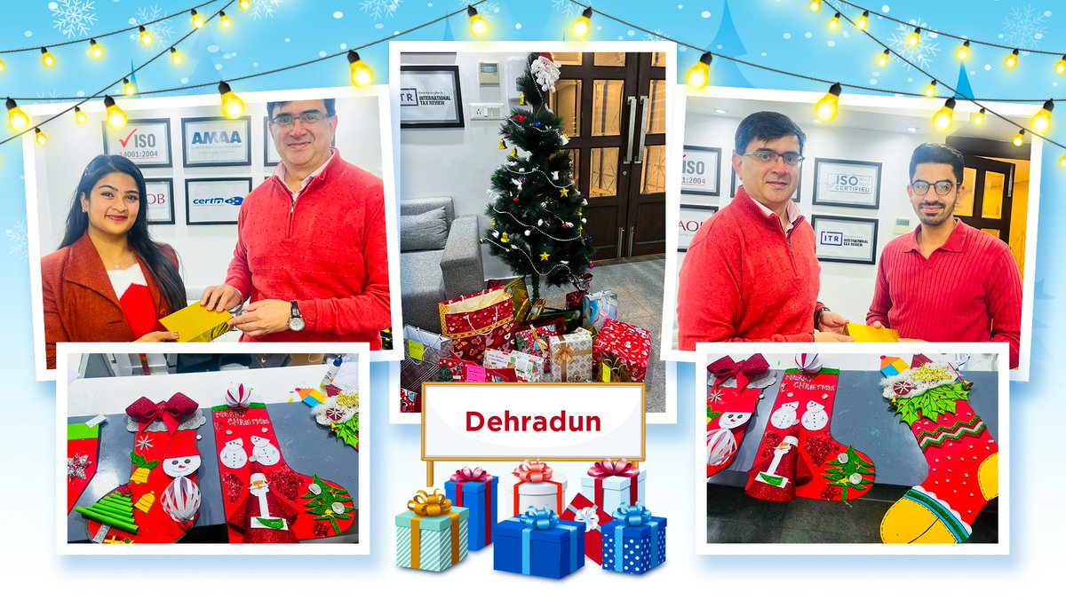 Our offices shone with festive hues as we celebrated together! 🎉 From puzzles to creative socks, the holiday spirit was alive! 🌟 Thanks to all who made it magical! #Christmas #NewYear #Celebrations #TeamNangiagroup