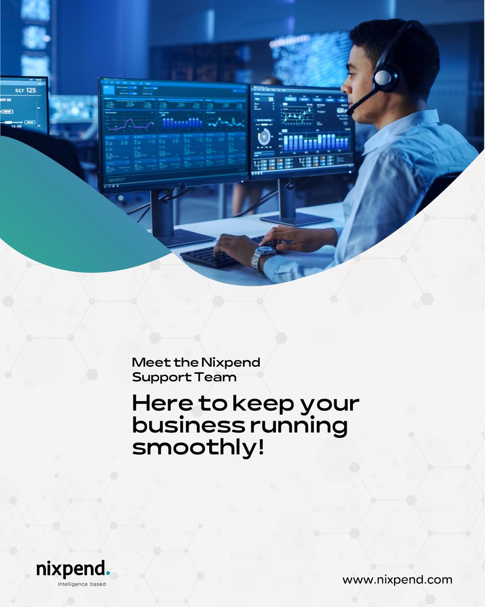 nixpend's tweet image. فريق خدمة العملاء لدى نيكسبند جاهز لتسجيل وتتبع وحل الحوادث بكفاءة.
دعنا نحافظ على سير أعمالك بسلاسة!

Nixpend Service Desk is ready to log, track, and resolve incidents efficiently. 
Let us keep your business running smoothly!

#Nixpendsupport #EfficientSupport
#دعم_فني