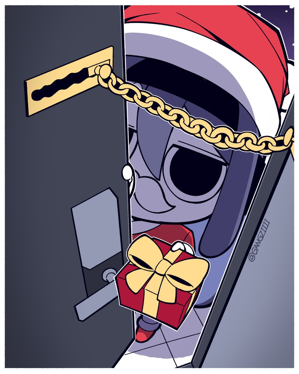 Arang0220's tweet photo. 어 나 산타인데 문 좀 열어봐라🎅 
#GZzart https://t.co/HQKNAhrEA2