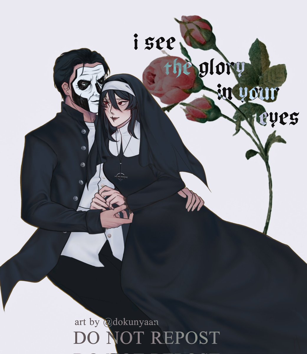 dokunyaan's tweet photo. [ yume debut! ; #ThirdSinner ]
—Papa Emeritus III (Terzo) x Sera Blaskó

then, i see the rose
i see the glory in your eyes.

📝: https://t.co/0FJZGOsqwe

#yumelokalgallery https://t.co/KomWitG2vA
