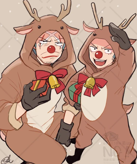 トナカイちゃんを堪能したかったクリスマスイラスト