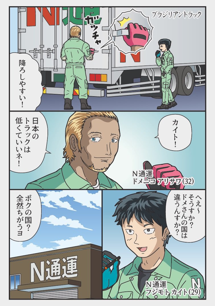 ブラジリアントラック
日本のトラックは低くていいネ!
『トラックドライバーの日常 DRIVERS』