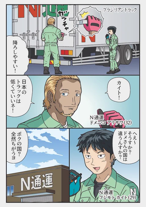 ブラジリアントラック
日本のトラックは低くていいネ!
『トラックドライバーの日常 DRIVERS』 