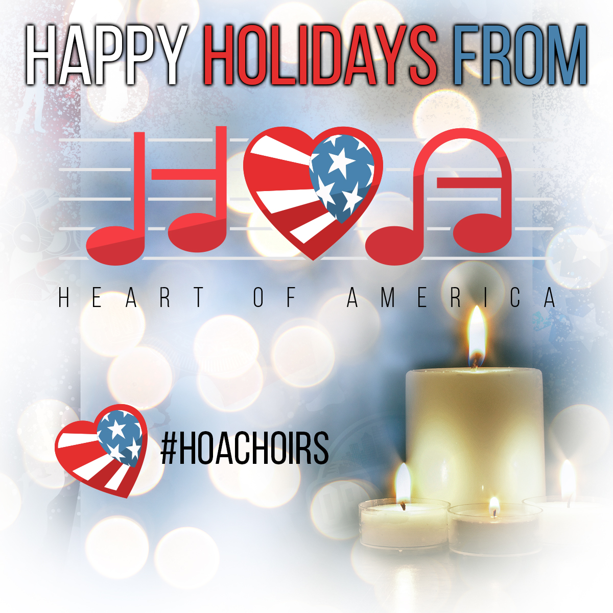 Happy Holidays from all of us at Heart of America! #HOAchoirs
