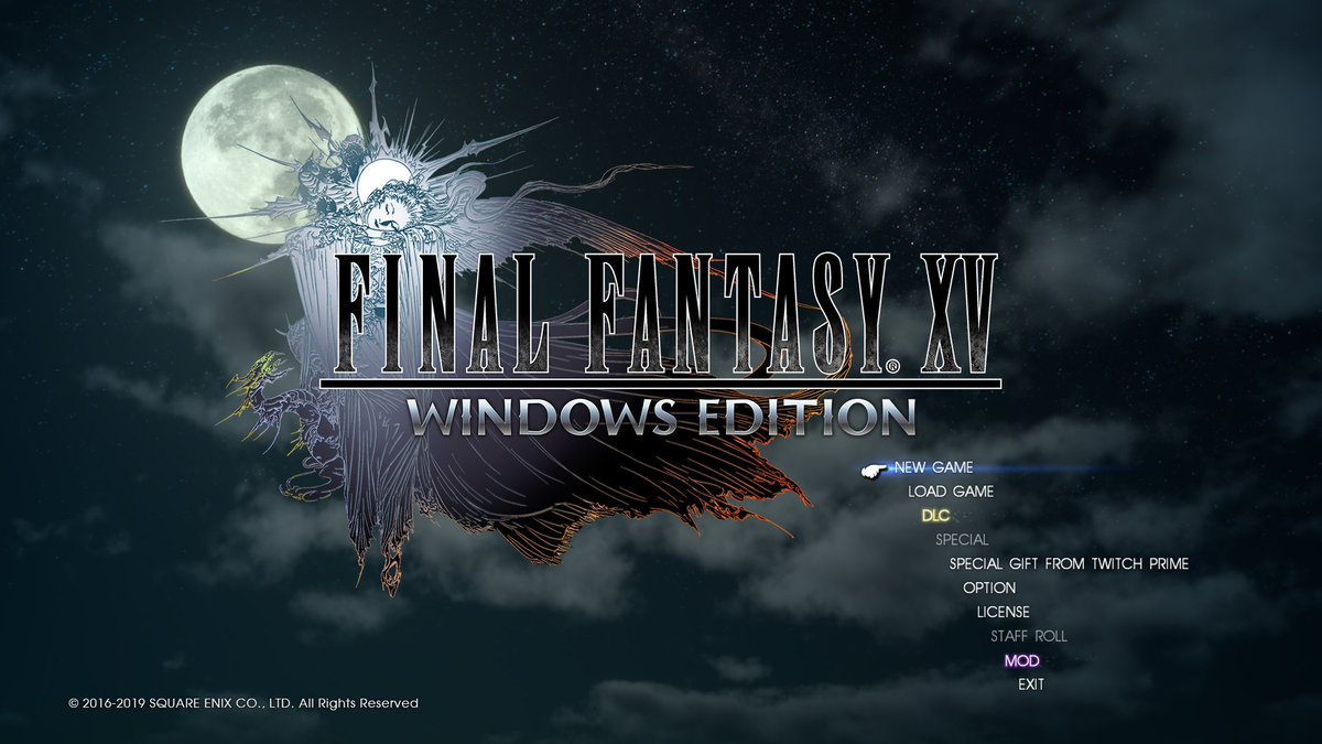 yoshi_ff15's tweet photo. このタイトル画面…🥹🥹🥹
#FF15 #FF15WindowsEdition https://t.co/DUgQzp4NuH