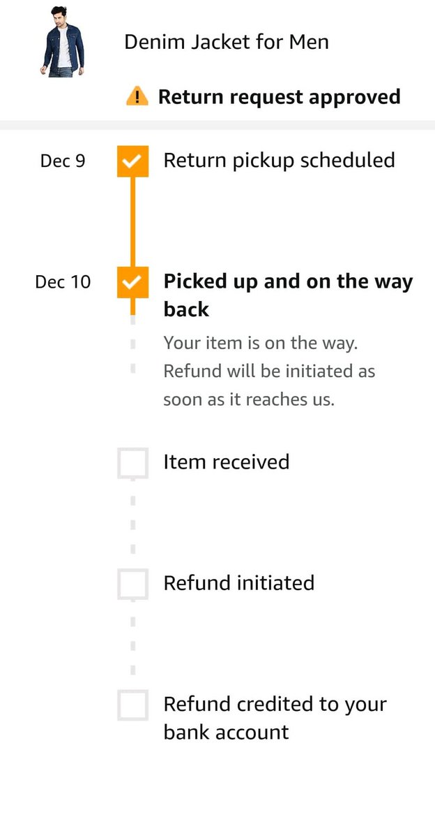 socialworkerst's tweet photo. #AmazonIndia my refund initiated on  dec.10 but my refund is not given at the date.
Increase date day by day but not given refund. https://t.co/8UEwelFpR6