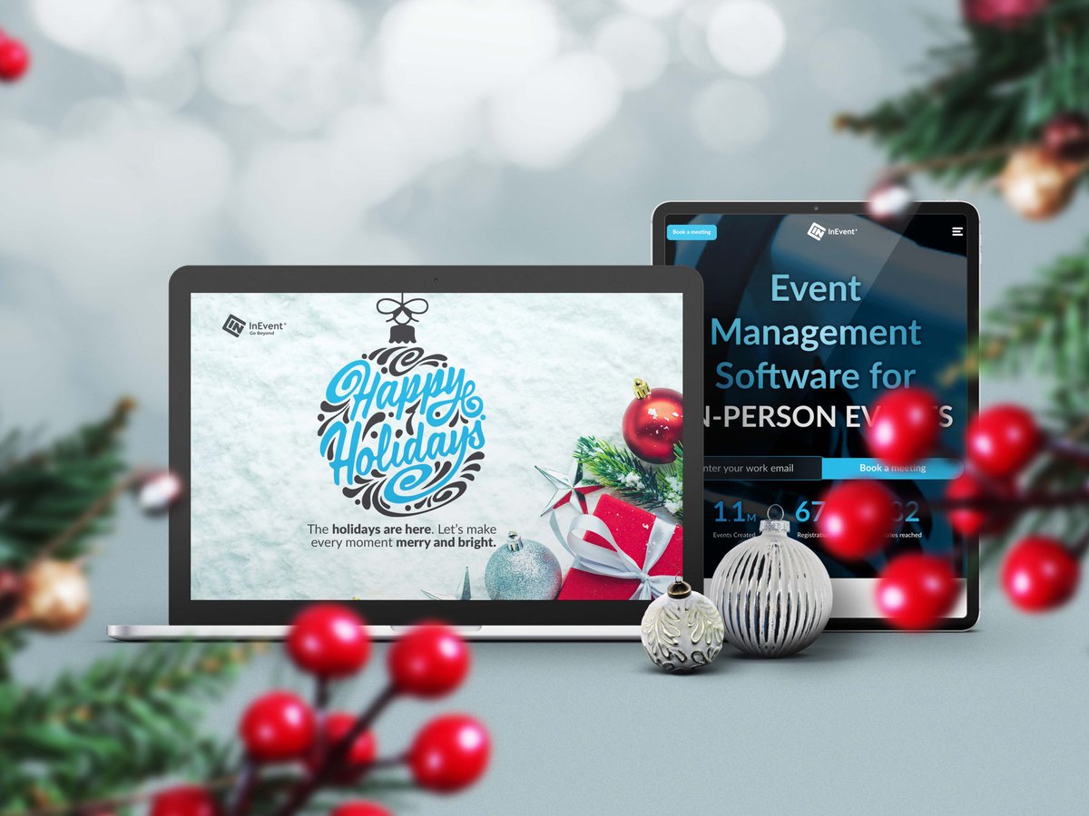 ineventapp's tweet photo. Happy Holidays from InEvent ✨

As we close the year, we’re grateful for the fantastic event professionals, clients, and partners who made 2024 truly special.

Wishing you a season full of joy, warmth, and celebration. ❄️🌲

#InEvent #HappyHolidays #MerryChristmas #EventTech https://t.co/DlQZgAvQbb