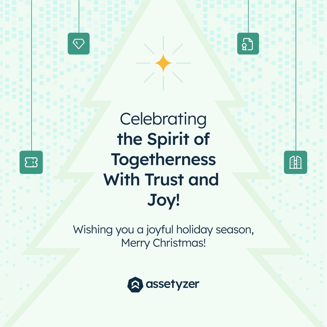 🎄 Merry Christmas from team <a href="/assetyzer/">Assetyzer</a> !✨

This holiday season, we’re bringing more than just festive cheer—we’re reimagining experiences with innovation &amp; trust.

#MerryChristmas  #HAPPYHOLIDAYS  #tokenization #assetyzer #TokenizedTicket #TokenizedLuxury #TokenizedCertificates