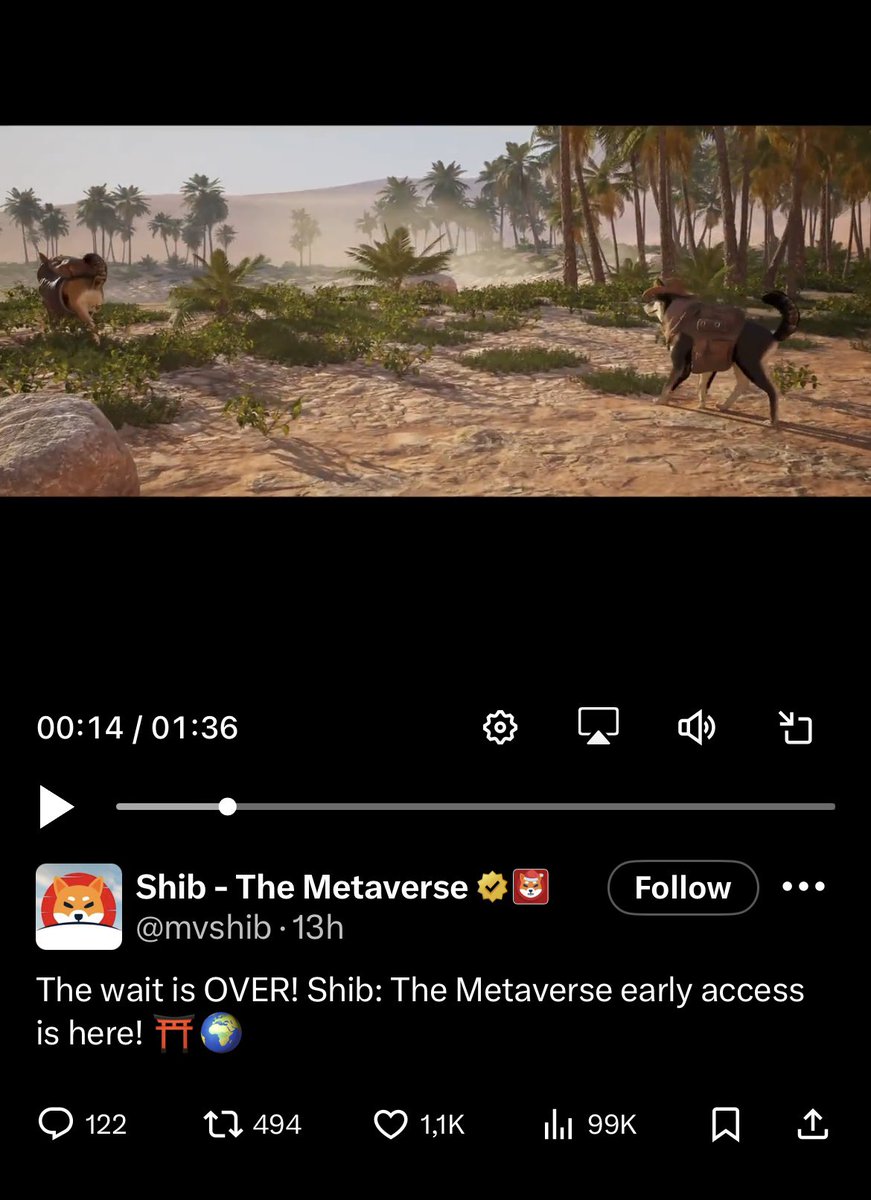 <a href="/mvshib/">Shib - The Metaverse</a> has just announced The Metaverse early access. 
What did you notice, devs?😅
Anything familiar? Black Shiba or maybe interesting emoji?
Some say there are coincidences, some there are not. I truly believe the second one.
Can’t wait the next months.🔥<a href="/OsakaProtocol/">Osaka Protocol</a> will