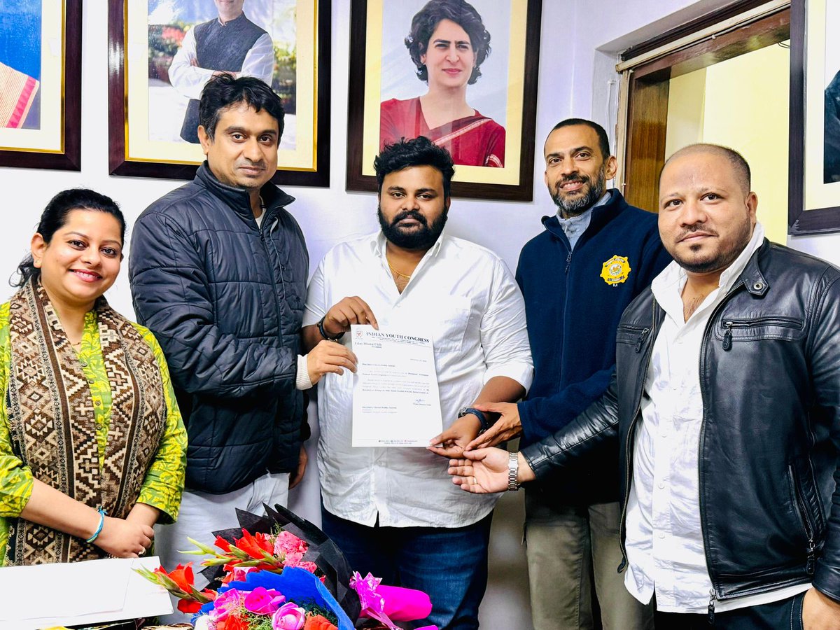 INCTelangana's tweet photo. తెలంగాణ రాష్ట్ర యువజన కాంగ్రెస్ నూతన అధ్యక్షుడిగా ఎన్నికైన జక్కిడి శివ చరణ్ రెడ్డి గారు. https://t.co/tDCcrzsxnJ