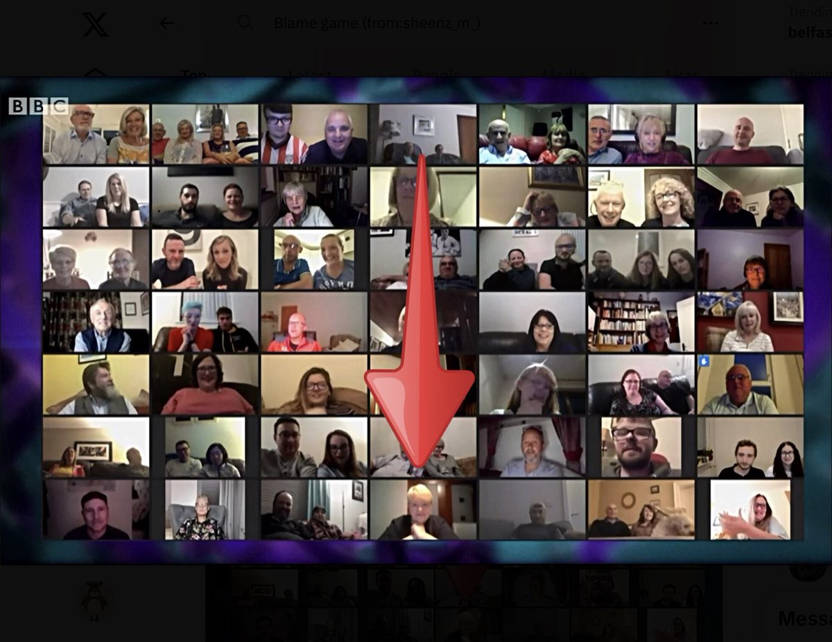 sheenz_m_'s tweet image. #AlphabetChallenge #WeekZforZoom
That time I “attended” the recording of a tv comedy programme via Zoom during covid. When it was broadcast I watched for me and snapped when I appeared. Blink and you’d have missed me so I had to pause it 😂
#TheBlameGame