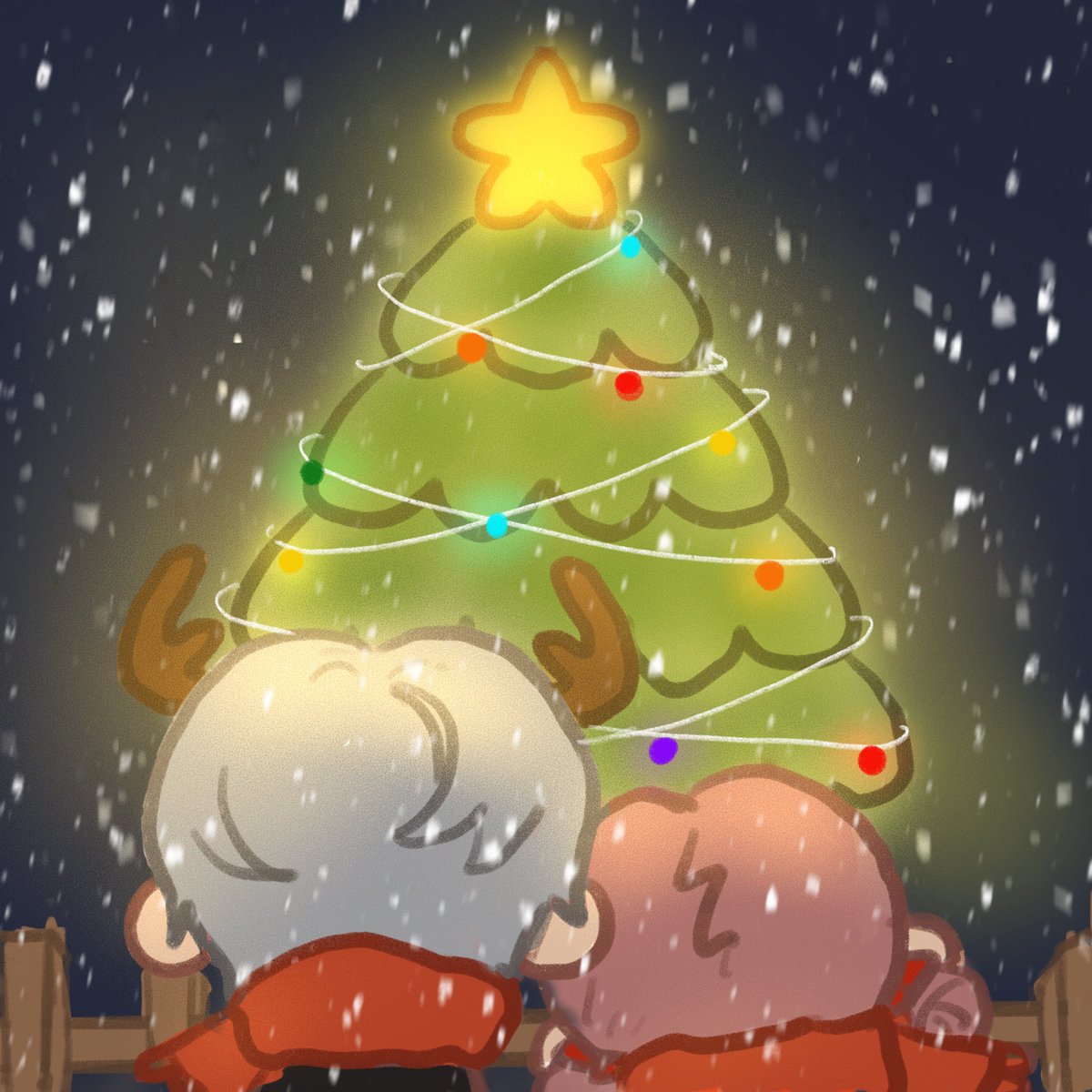 #LightAndNight
#查理苏
#光与夜之恋 
🎄