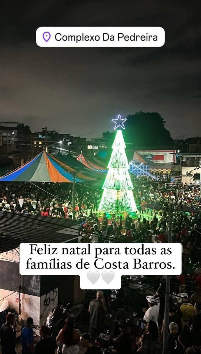FELIZ NATAL COMPLEXO DA PEDREIRA❤🎅🎆