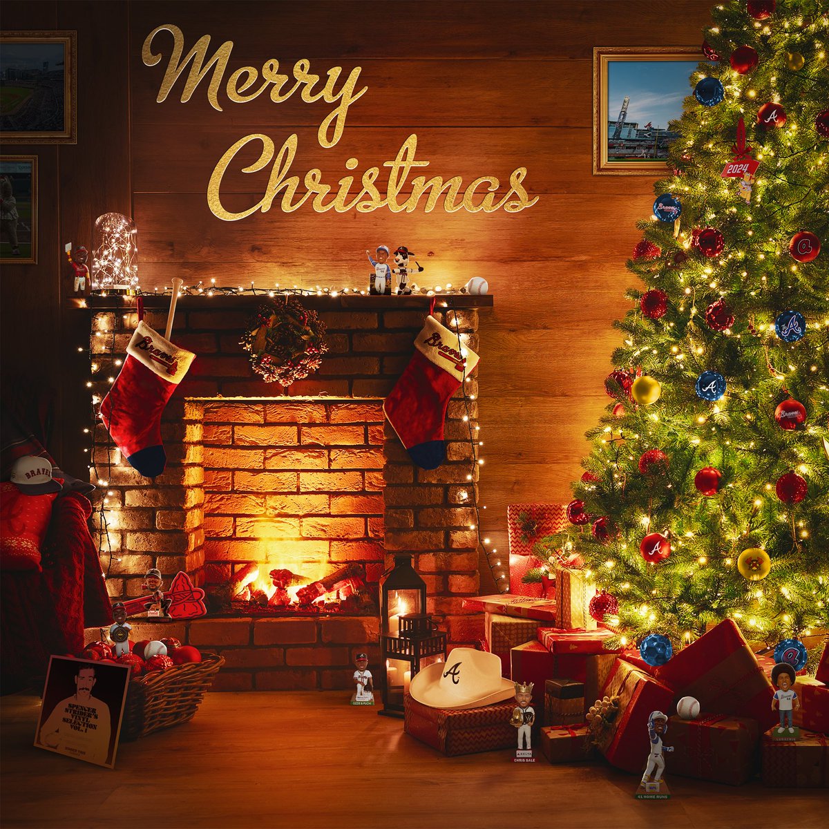 Braves's tweet image. Merry Christmas, Braves Country!