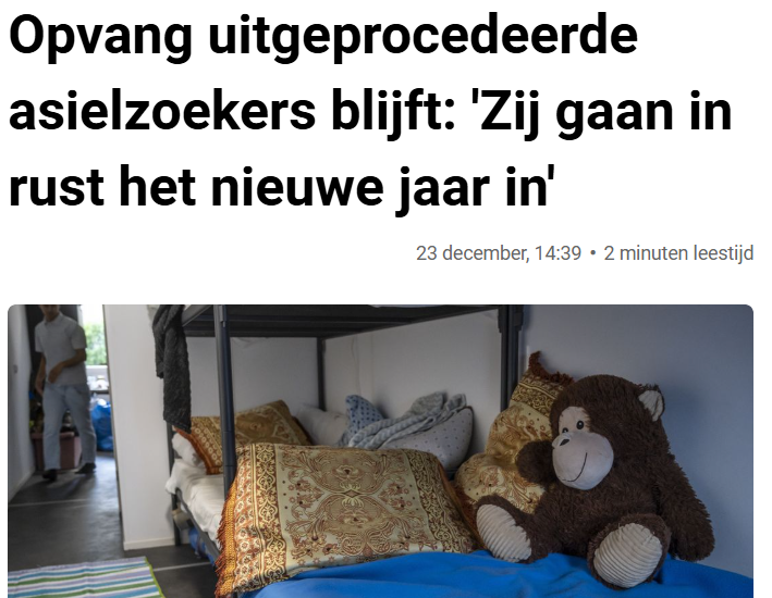 Matthijs85's tweet image. Rechter verbiedt Faber ongedocumenteerden op straat te dumpen❤️
in Utrecht rtvutrecht.nl/nieuws/3831844…
en Amsterdam at5.nl/artikelen/2301…

Wat als Faber ons belastinggeld, wat ze verspilt in de rechtszaal, nou eens in menswaardige opvang zou steken?🤔 #kerst #kerstavond #Kerstmis🎄