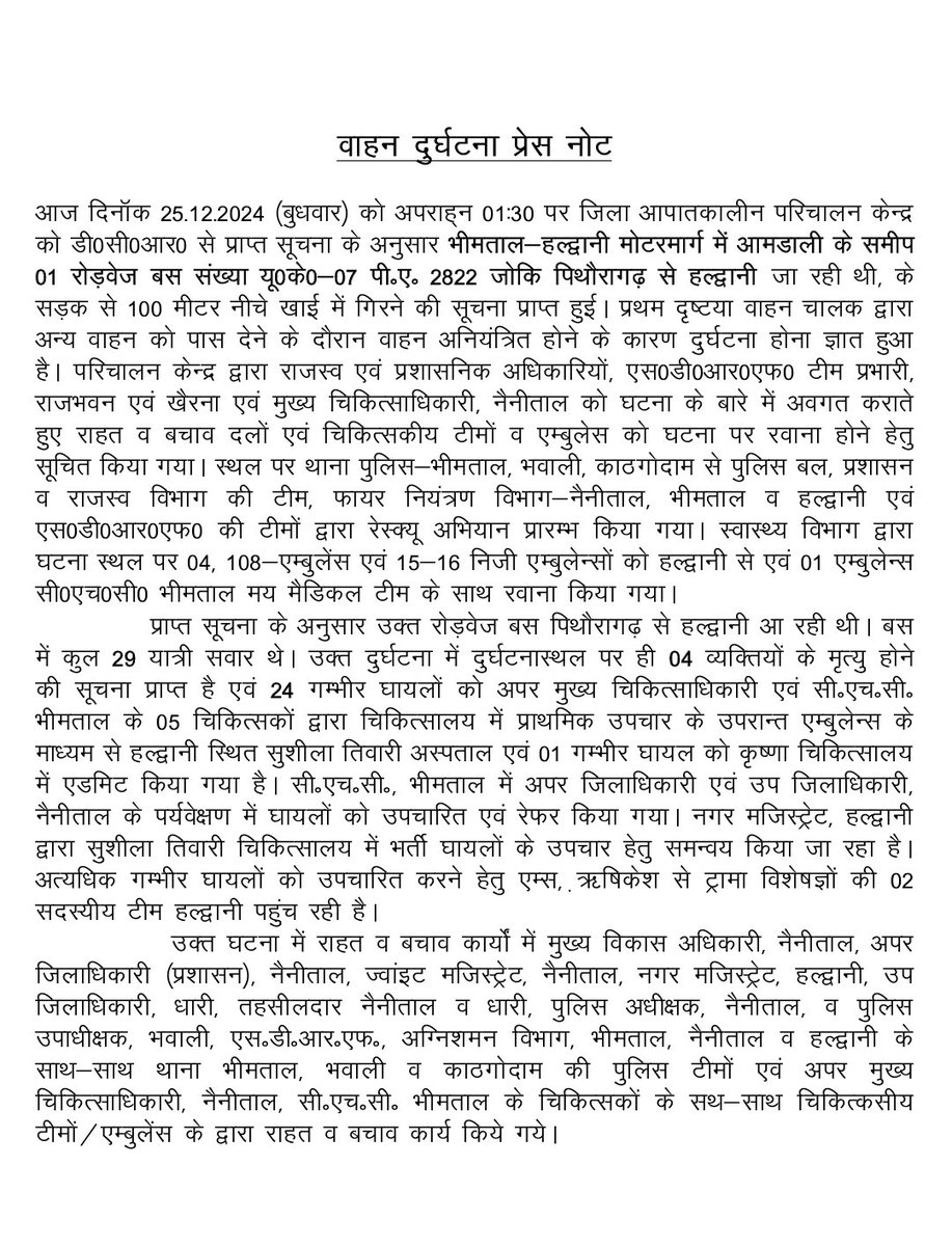 ज़िला प्रशासन नैनीताल tweet media