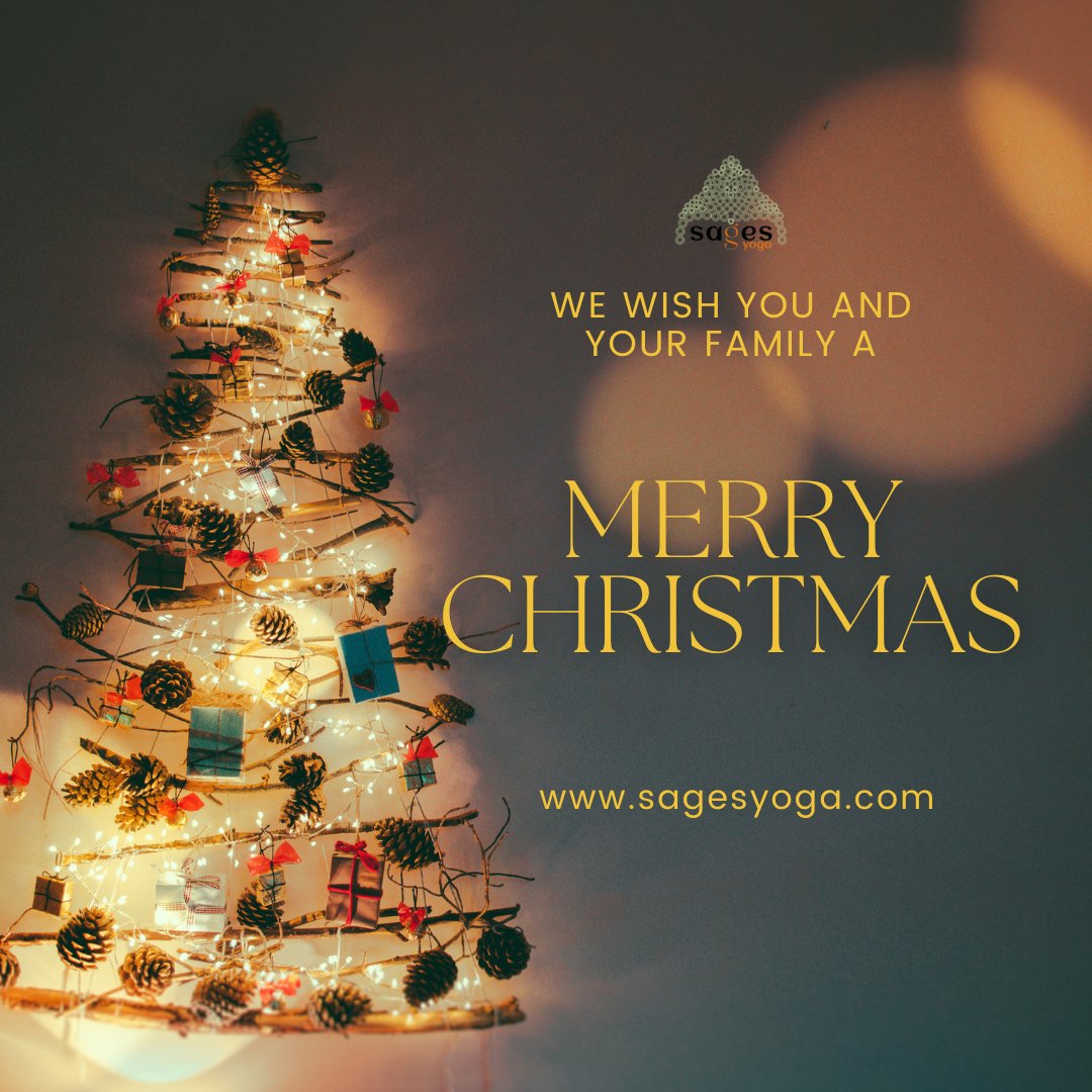 SagesYoga's tweet photo. ✨��� Wishing you and your family a Merry Christmas filled with love, light, and joy! https://t.co/JANnKhtjLh