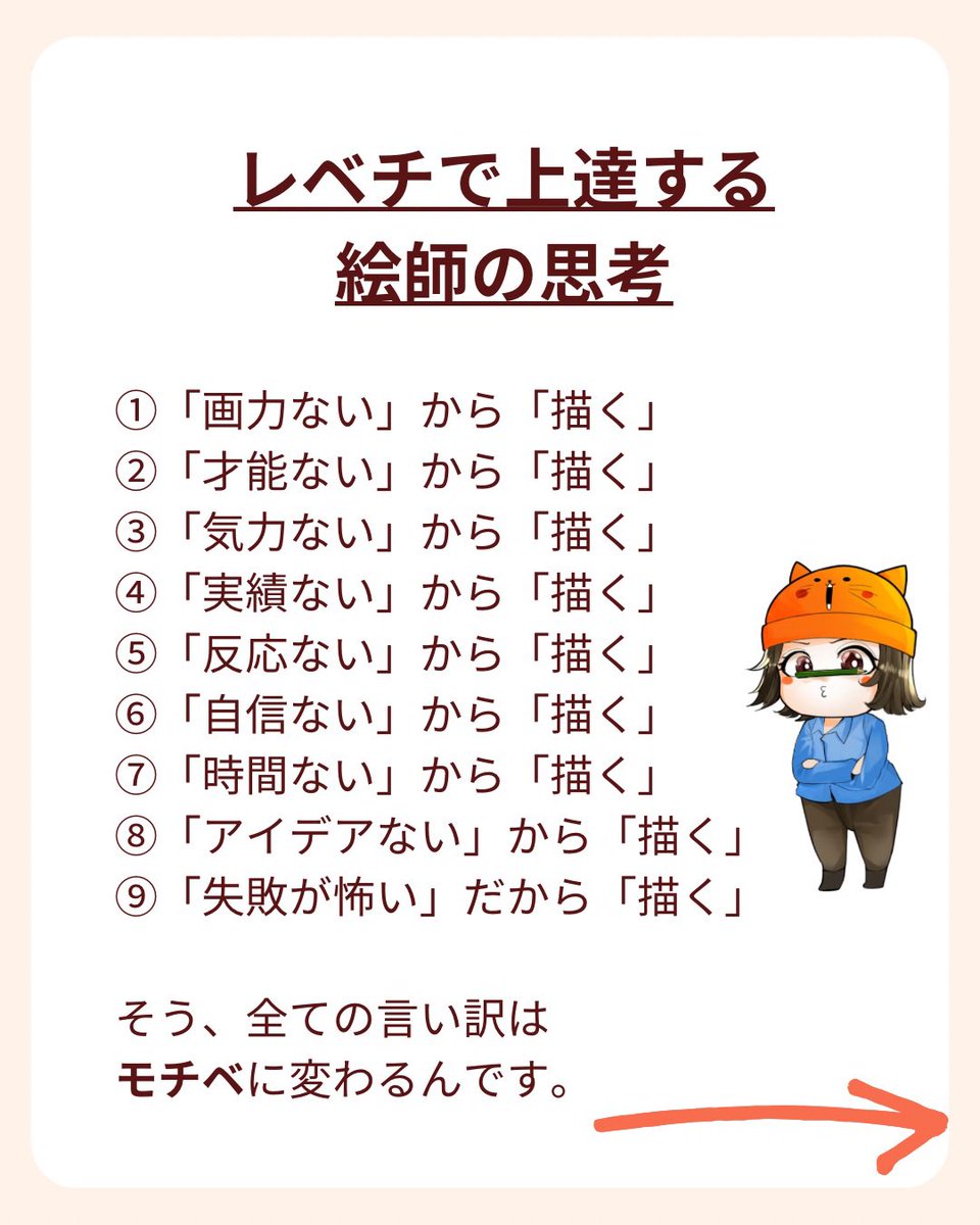 言い訳で絵から逃げてない? 1/3 