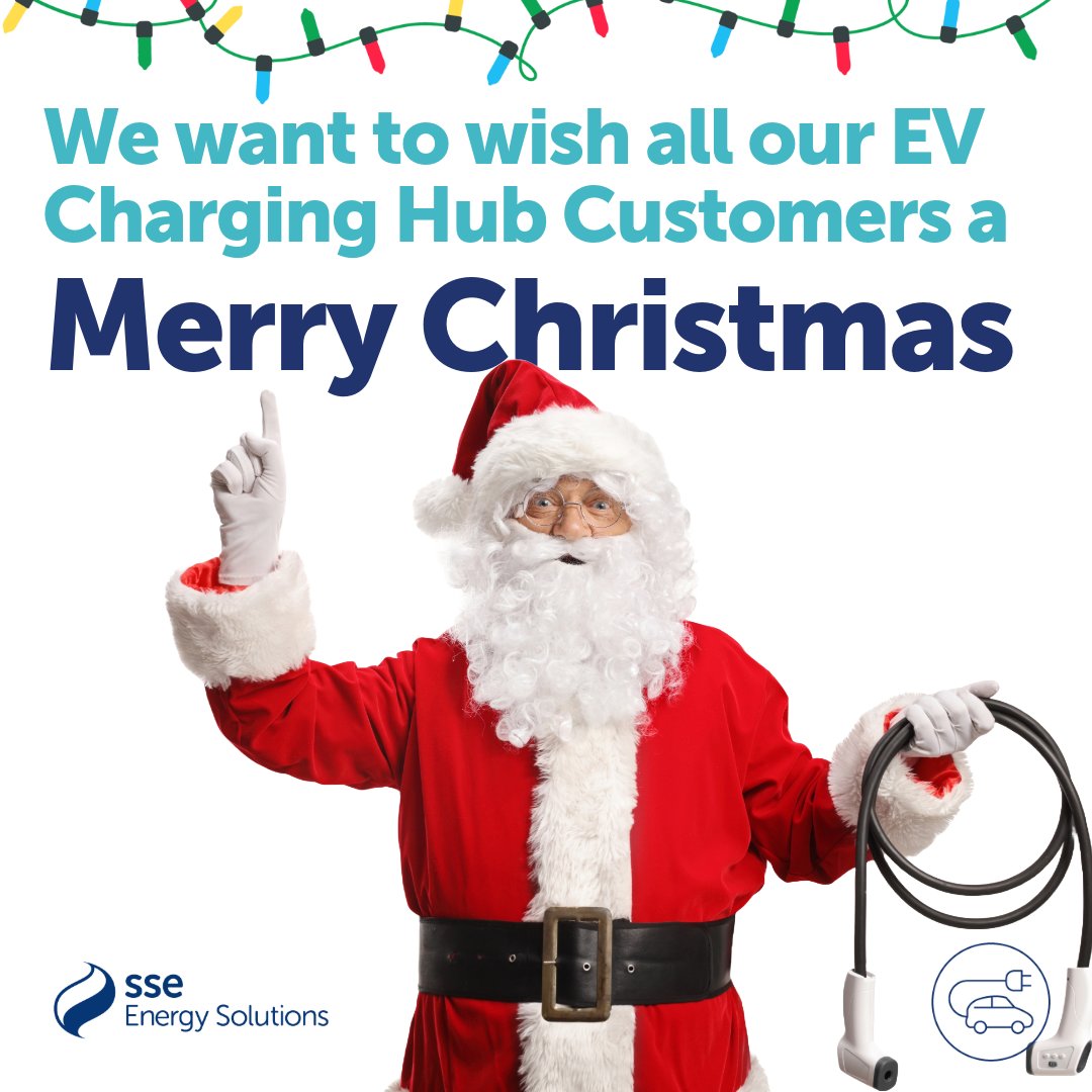 Merry Christmas from everyone at SSE EV Charging Hubs