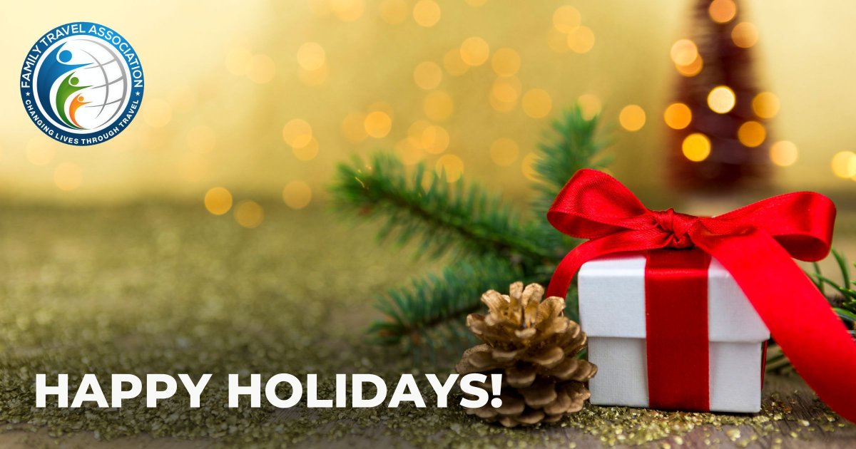 Whether you're traveling near, far or nowhere at all, we wish you a relaxing and rejuvinating holiday. All the best from our family to yours, and cheers to a new year full of new adventures!