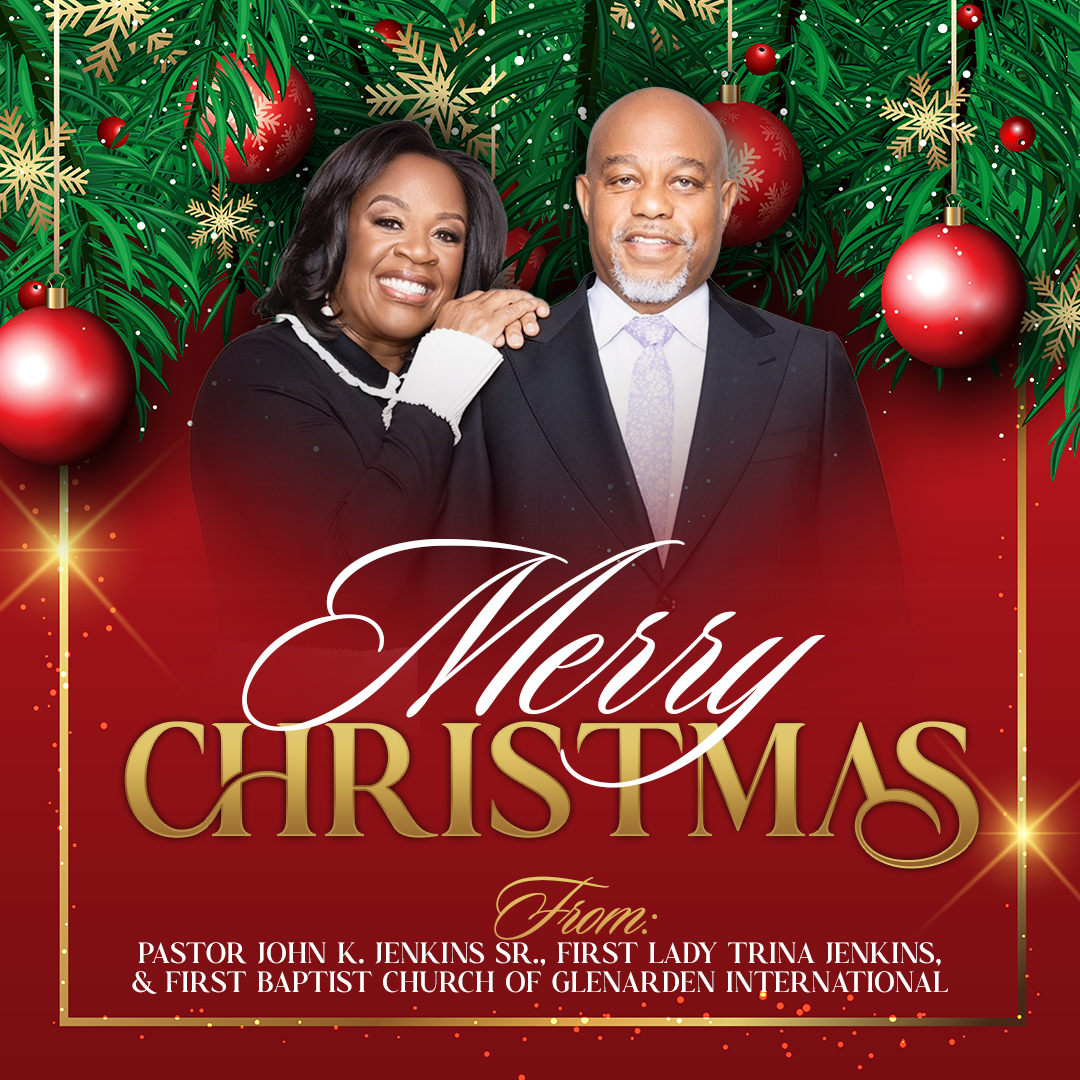 Merry Christmas, FBCG Family! Pastor and First Lady send their warmest wishes to you and your loved ones this holiday season. May your hearts be filled with the joy, peace, and love that only Christ can bring. Let’s celebrate the greatest gift of all—Jesus! 🎁❤️ #FBCG