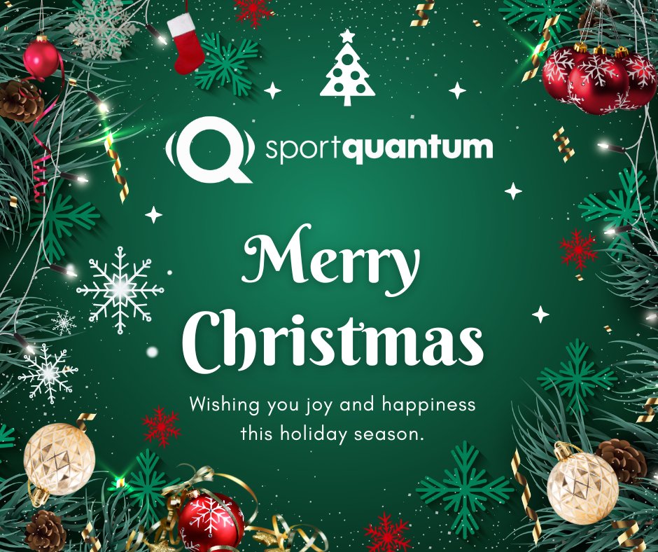 🎉 Sport Quantum wishes you a very happy festive season!
May this period be filled with moments of joy, sharing and serenity.
Thank you for accompanying us on our sporting and technological adventures this year. 🚀
