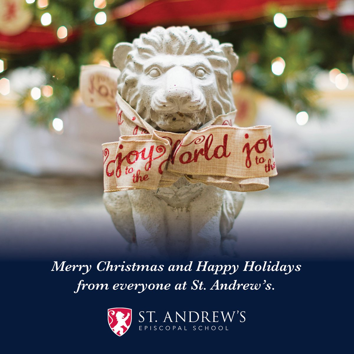 Merry Christmas and Happy Holidays from everyone at St. Andrew’s!