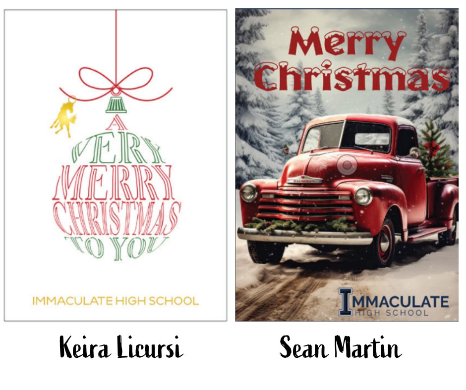 Ihsmustangs's tweet photo. Here are just a few more of the beautiful Christmas cards designed by our art and graphic design students! #IHSAcademics #IHSTeachers #ArtIsLife #GraphicDesign #ChristmasCardDesign https://t.co/EZOs9OTuBj