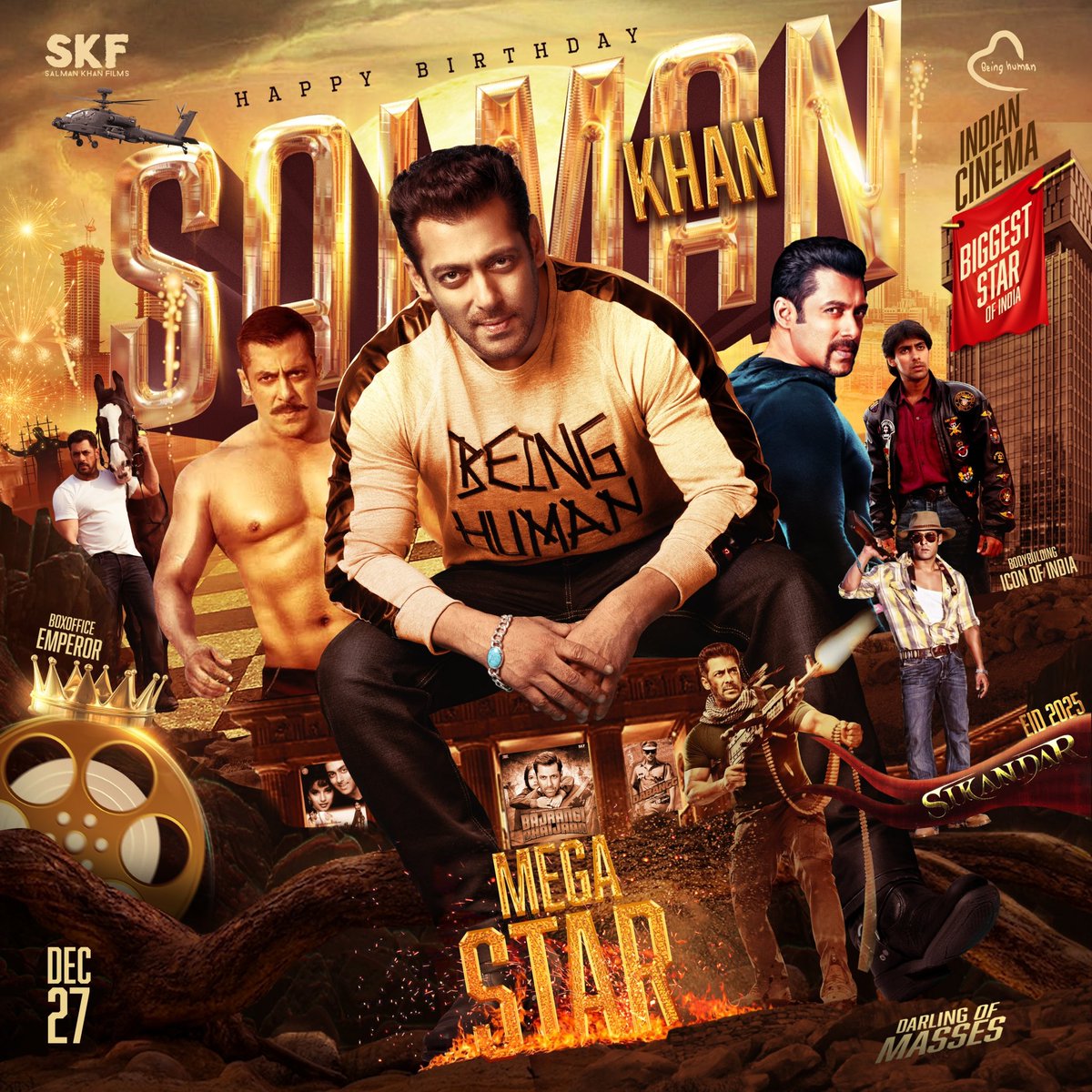 imrizwankhan786's tweet image. #Presenting To Ever1, The Biggest Star Indian Cinema Has Ever Seen, Here it is CDP of the Year 2024! 🥵🔥

"The Emperor Of Box-Office, Unbeatable Stardom,The Biggest Icon Of India 🇮🇳"

T-H-E S-A-L-M-A-N K-H-A-N 🔥❤️ @BeingSalmanKhan #Sikandar