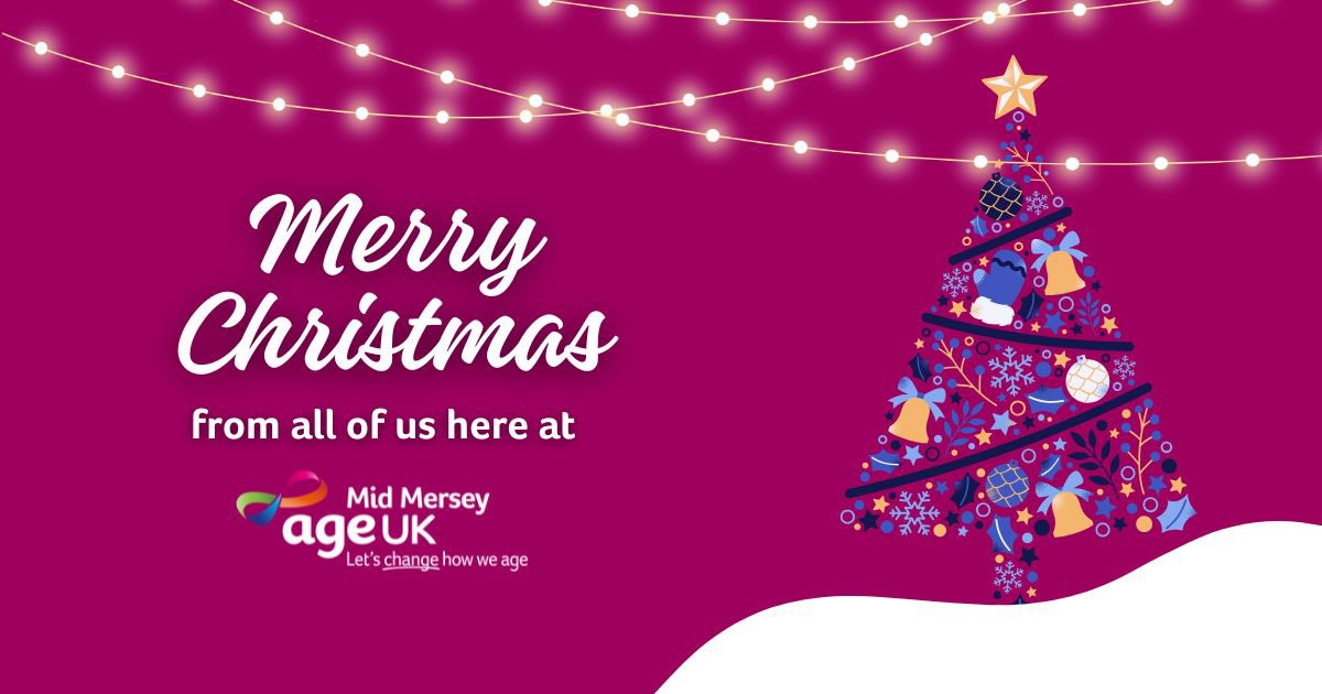 Merry Christmas from the team at Age UK Mid Mersey, hope you all have a wonderful day 🎄🎅🏼