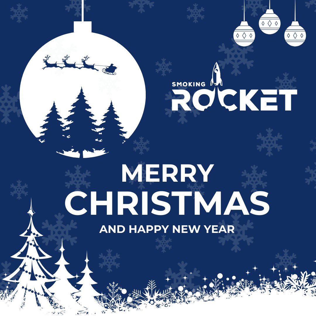 🎄✨Merry Christmas from Smoking Rocket! ✨🎄  

As 2024 comes to a close, we want to send a huge thank you to all our amazing clients and partners for making this year one to remember! From designing stunning websites to boosting your SEO, hosting your dreams, and igniting your