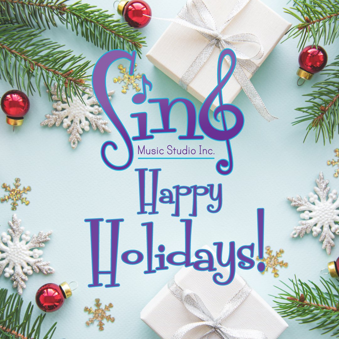 SingMusicStudio's tweet photo. Happy Holidays from all of us at Sing Music Studio! 🎄☃️

#happyholidays #singmusicstudio https://t.co/JIIjc8AdiQ