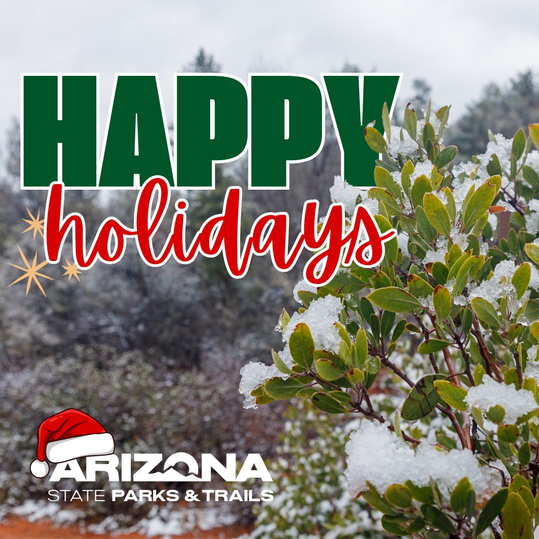 The best gifts aren’t wrapped—they’re experienced. This holiday season, enjoy Arizona’s stunning landscapes with your loved ones. Happy Holidays from Arizona State Parks!
