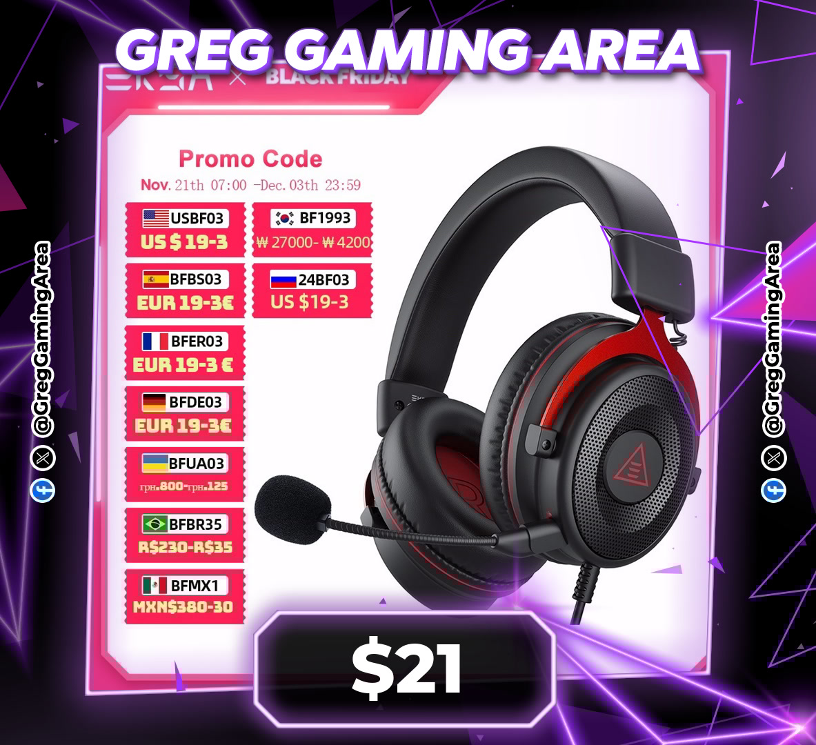 EKSA-E900 Wired Gaming Headphones for PC 3D Stereo Surround Sound Gamer Headset ...
🔗 s.click.aliexpress.com/e/_oDwFugz