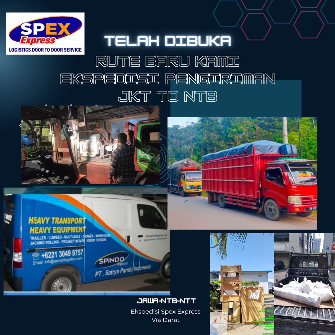 Jasa pengiriman door to door service Indonesia timur
spexindo.com