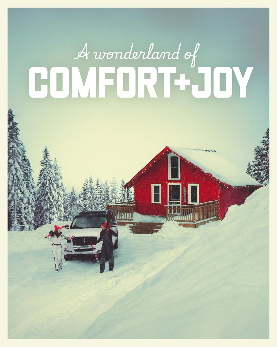 You, your Lincoln, and the cozy cabin of your dreams. To us, that’s the perfect postcard! ❄️📸