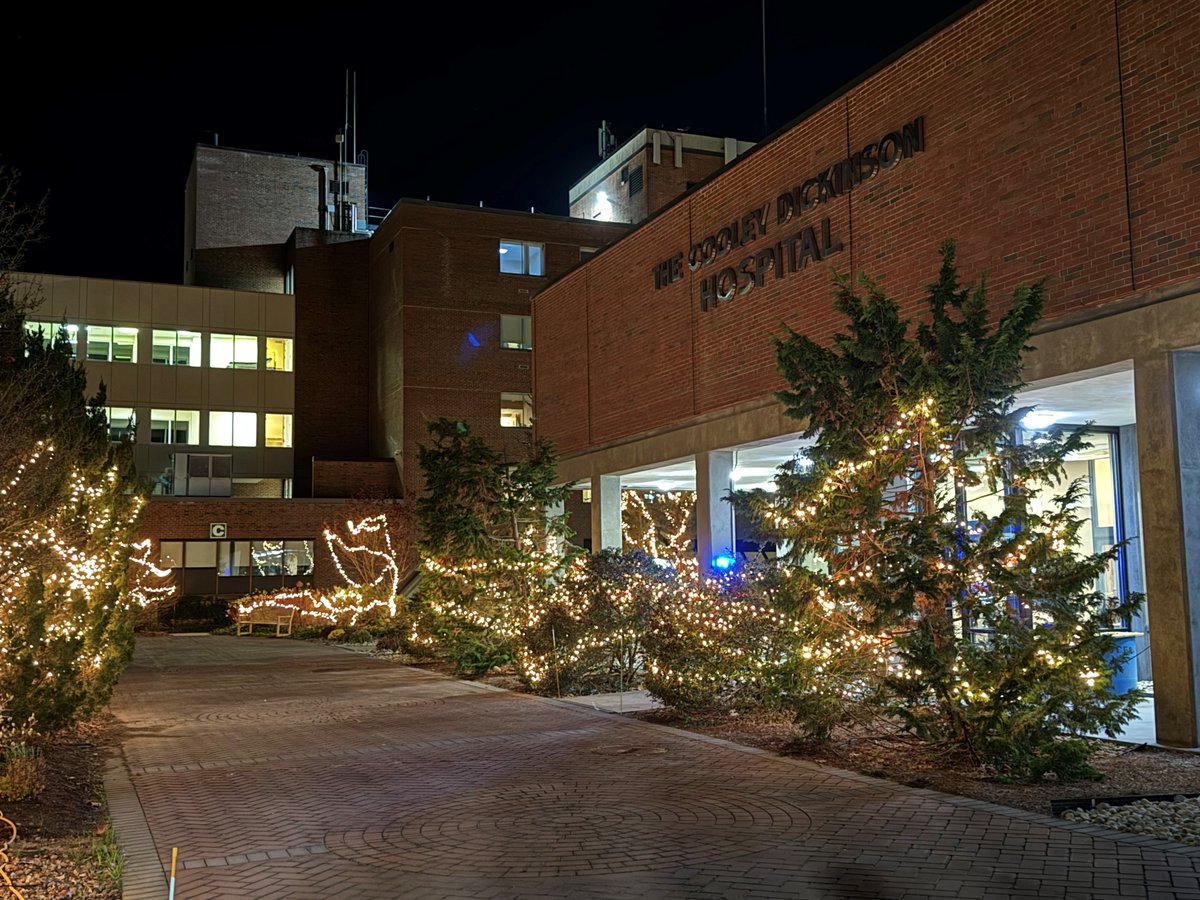 Happy Holidays and warm wishes from all of us at Cooley Dickinson Hospital! ✨ #NorthamptonMA