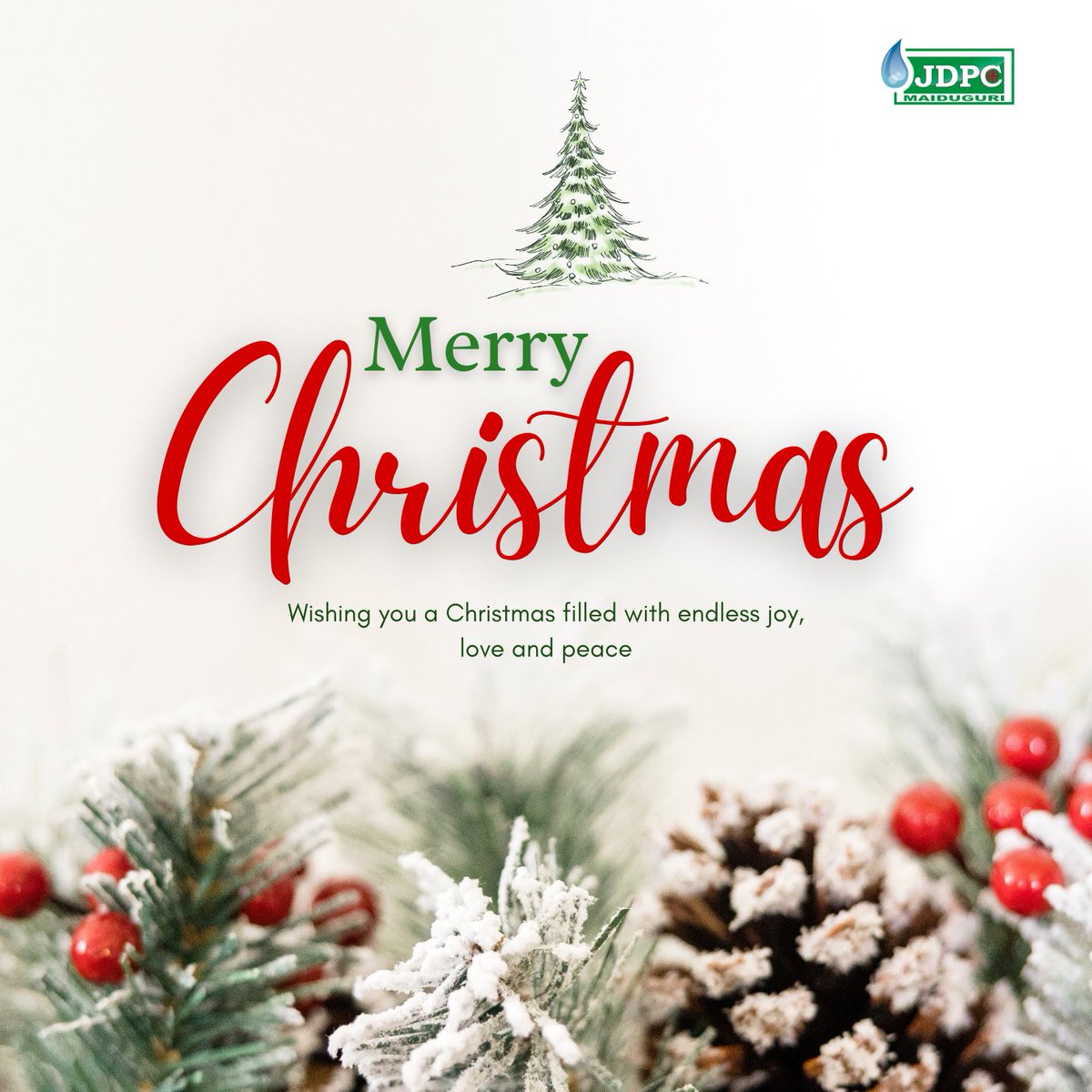 JdpcMaiduguri's tweet image. Merry Christmas from all of us at JDPC Maiduguri.

Wishing you a season filled with love, joy and peace.

#Christmas
#MerryChristmas
#JDPCMaiduguri
