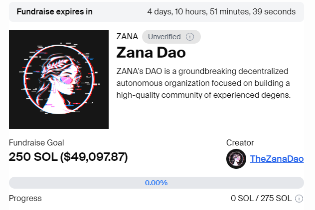 Another upcoming launch @TheZanaDao 👀

launch on <a href="/daosdotfun/">daos.fun</a>, tick tock tick tock 😉

I'm giving away WL to a lucky friend 🎁

Follow @TheZanaDao @cryptocoinfi <a href="/CasanovaWeb3/">Casanova</a> 
Like 💙, RT 🔁, Tag frens 🫂