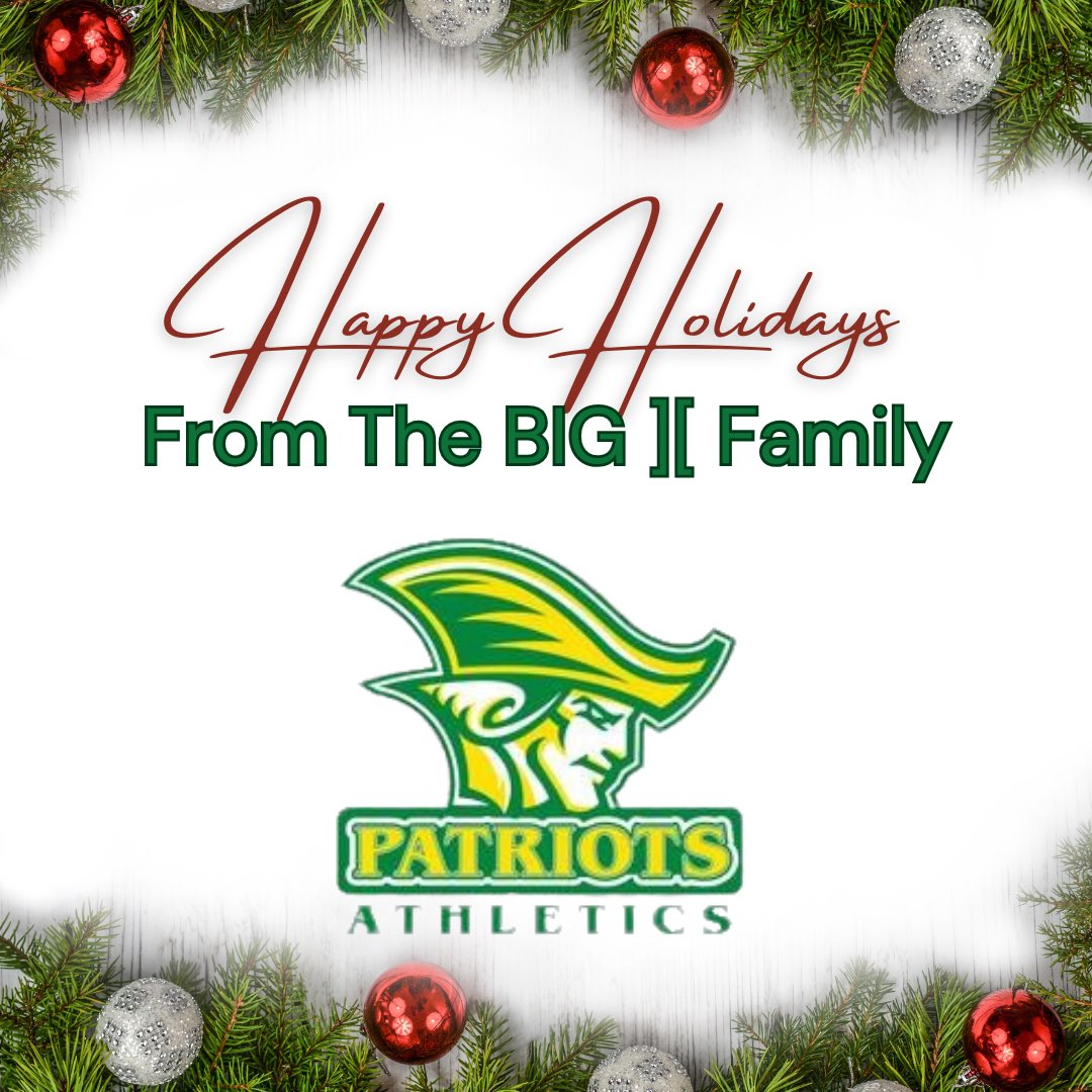 BigIFootball's tweet photo. Wishing you all a Happy Holidays from The Independence Patriots  🏈 Team

#B][G 🟢🟡 https://t.co/aTWI86Nujl