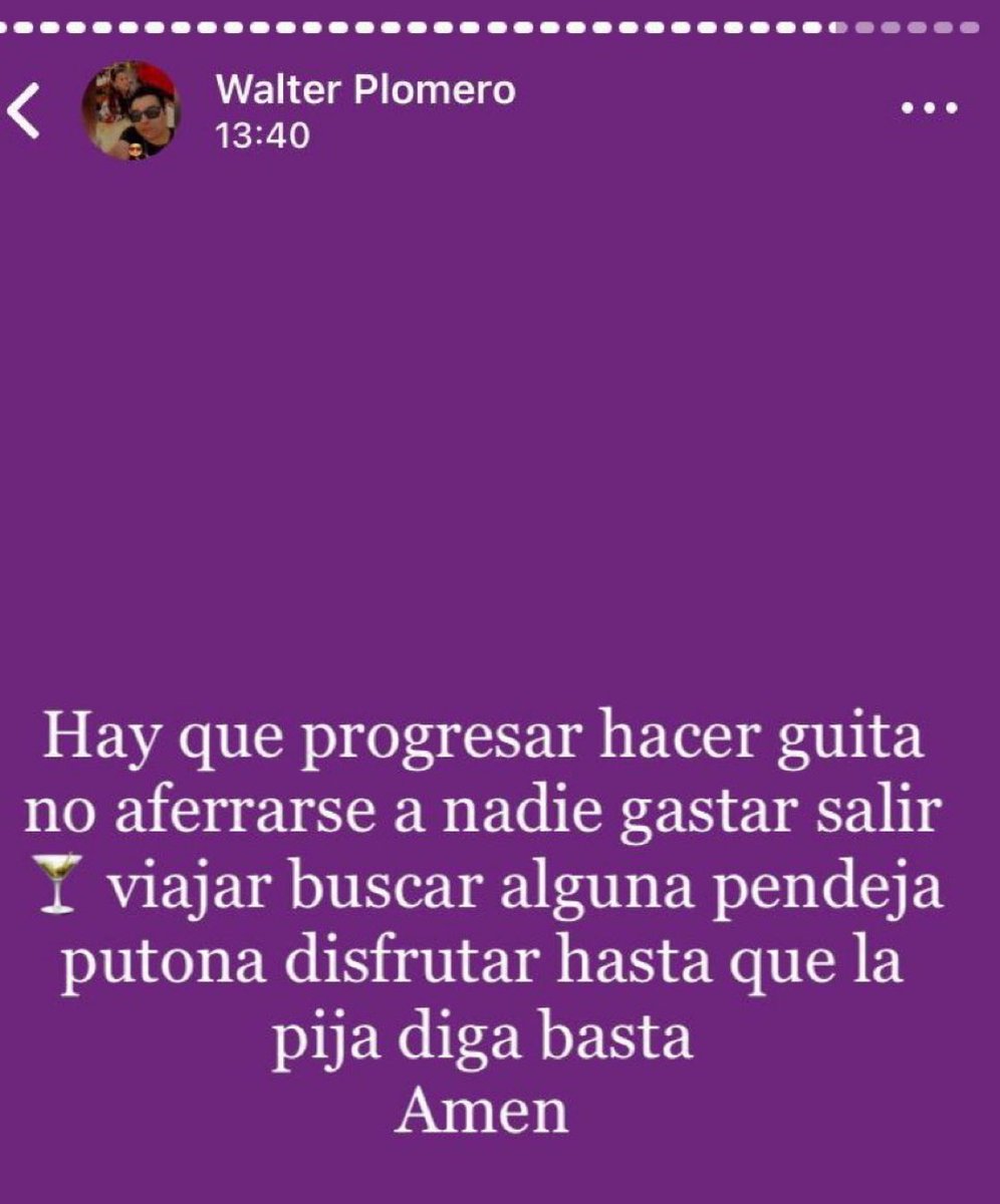 porqueTTarg's tweet photo. “Navidad”

Por el mensaje de reflexión que dejó “Walter Plomero” a sus contactos https://t.co/ESKvalqOXC