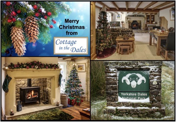 Merry Christmas from all the team at Cottage in the Dales in the heart of the Yorkshire Dales National Park