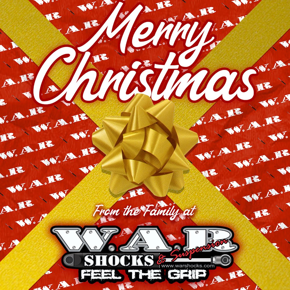 Merry Christmas everyone from the crew at W.A.R. Shocks!
