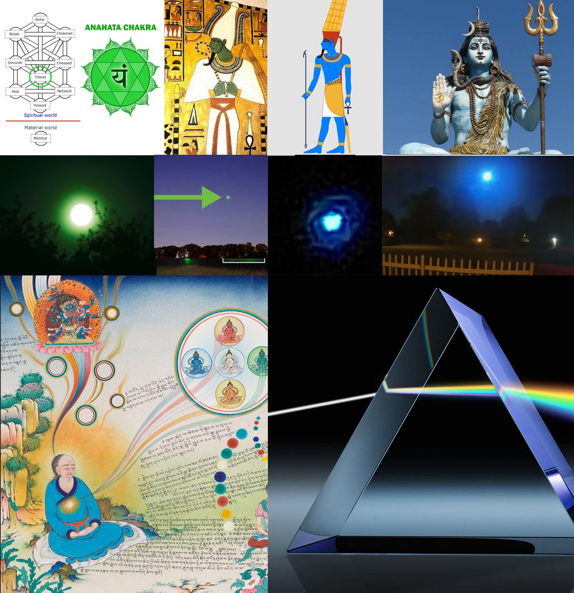 Throughout our entire history, or as far back as we can remember, the appearance of Orbs, interactions, divine insight, and even injuries have been witnessed and are closely tied to the ancient religions.   

The esoteric wisdom, which today is divided into Eastern Hindu and