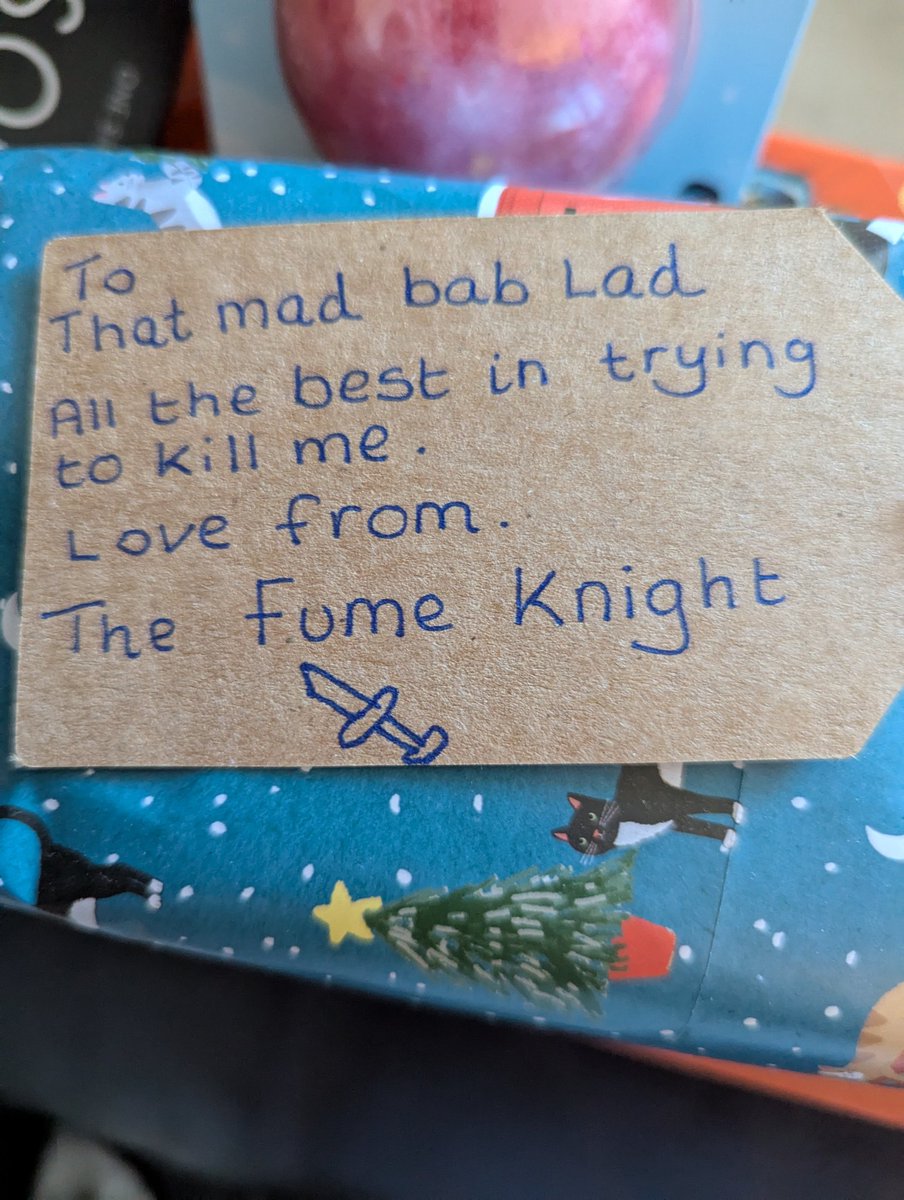 For Christmas my mum always signs presents like this. Absolute bangers this year xx