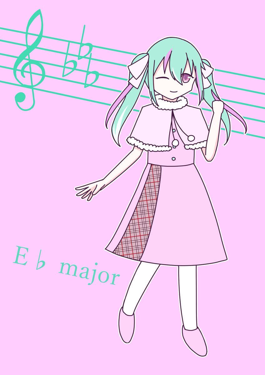 sleepkotori_sub's tweet photo. 変ホ長調ちゃんです！
見た目年齢16歳、身長設定155cmです！ https://t.co/al5qrgCFLf