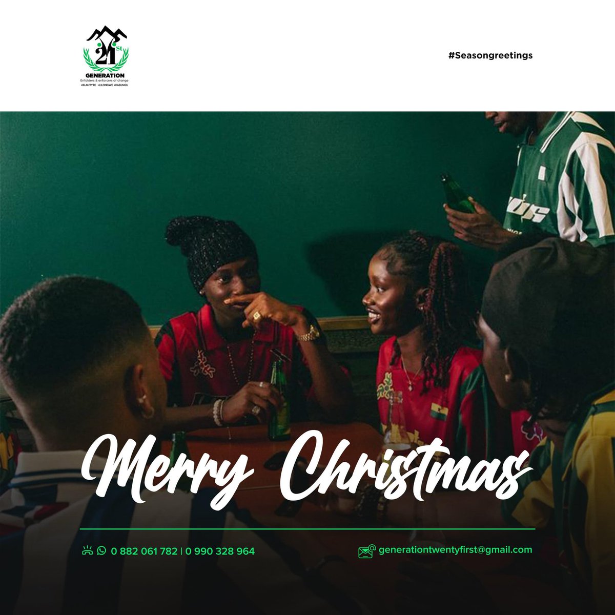 21st_Gen_'s tweet photo. 🎄✨ Merry Christmas from all of us at 21st Generation! ✨🎄
🎄Wishing you joy, peace, and endless possibilities this holiday season!
#merrychristmas #21stgeneration #mentalwellnessmatters #empowertheyouth #breakingstigma #loveandlight #seasonofhope https://t.co/2CTYunQpdv