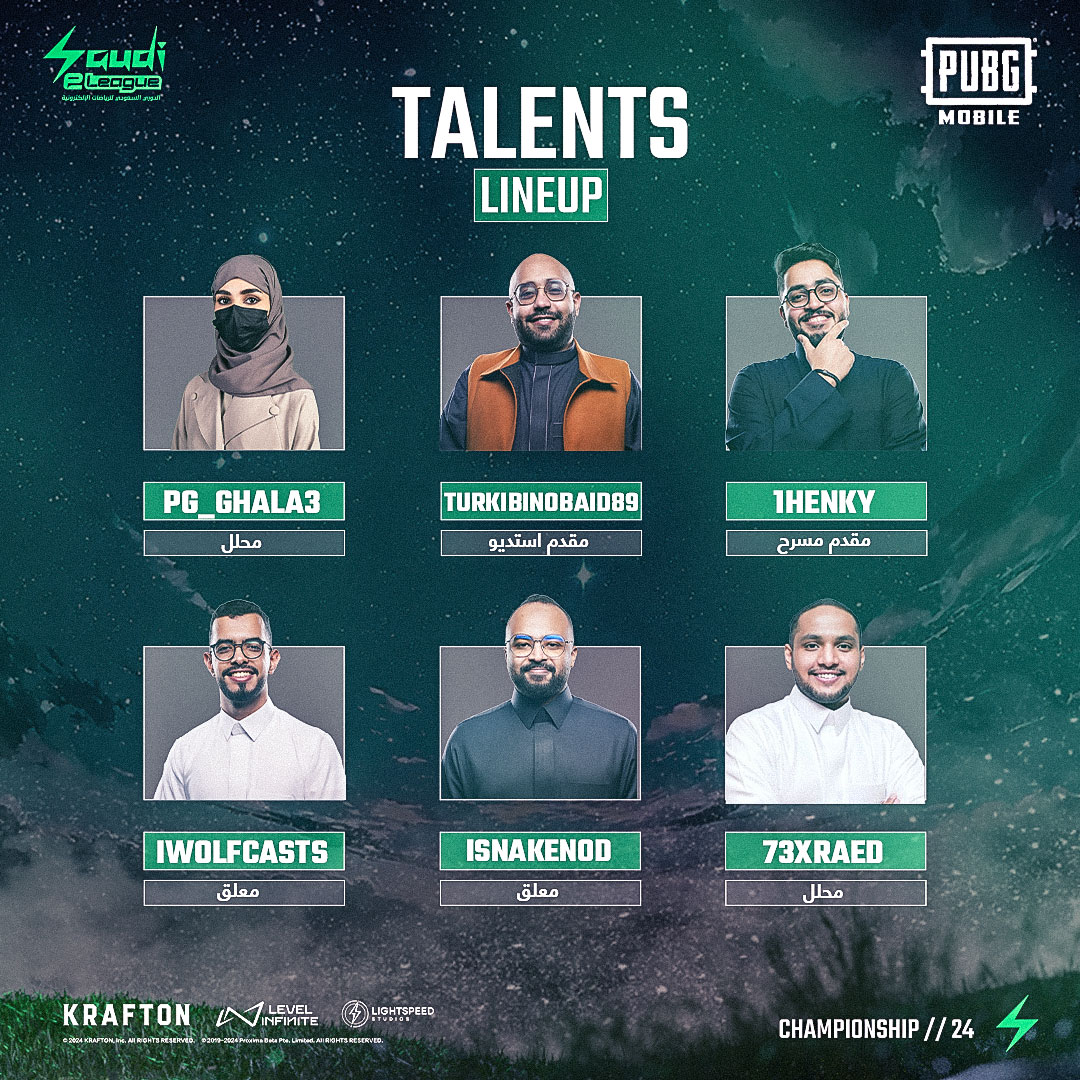 صوت المنافسة ومصدر الحماس؛ مواهبنا المتواجدون معنا اليوم في بطولة #PUBGMobile! 🔥🎙️

استعدوا لتعليقات وتحليلات احترافية في النهائي الكبير اليوم!
تعرفوا عليهم!

#SELChamps
#SELPUBGMobile