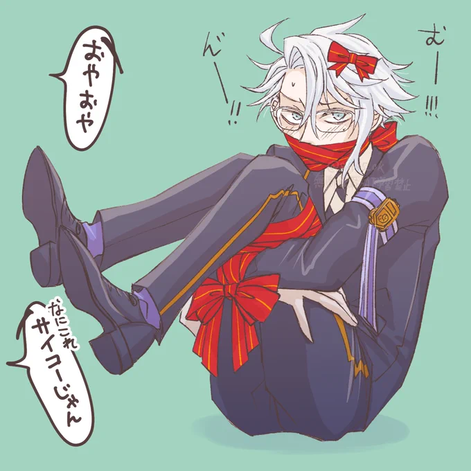 ご都合ユニ魔にかかってラッピングされた🐙

服なしはポイ➡️ https://t.co/4lJXE88VAi 