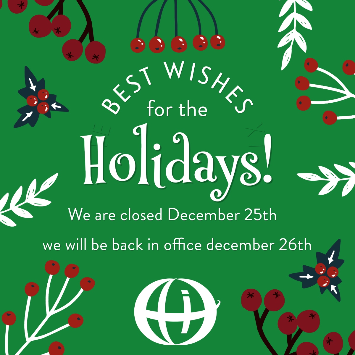 eDOCInnovations's tweet photo. 🎄 Holiday Notice: We will be closed on December 25th to celebrate the holiday season. 🎄 We wish you all a joyous and peaceful day with your loved ones. We’ll be back to assist you on December 26th! Happy Holidays! 🎅✨ #HolidayClosure #MerryChristmas #SeeYouSoon #edocinnovat... https://t.co/8BgIbMnipb